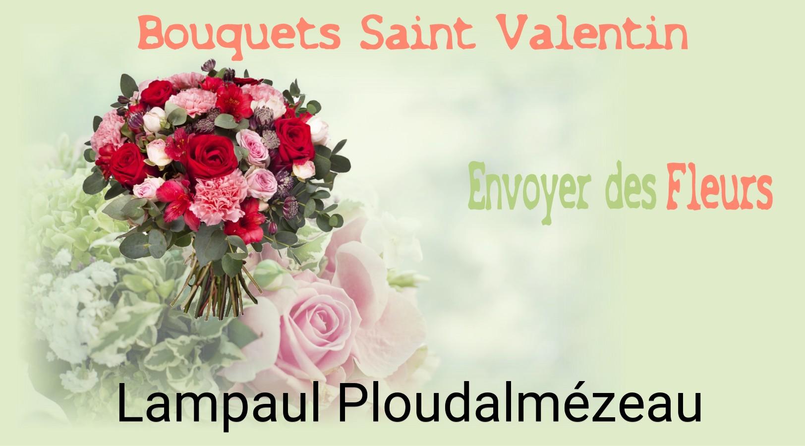 Roses de Saint-Valentin livrées à Lampaul-Ploudalmézeau
